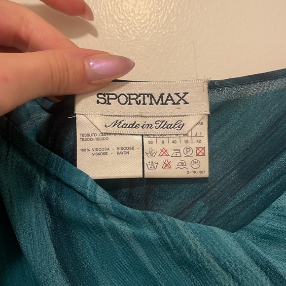 Flawless Sportmax printed dress worn once - Picture 4 of 5